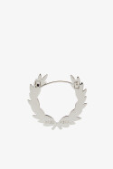 Fred Perry Laurel Wreath Earrings Shiny Silver