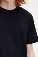 Fred Perry Crew Neck T-Shirt Navy Carrington Brick