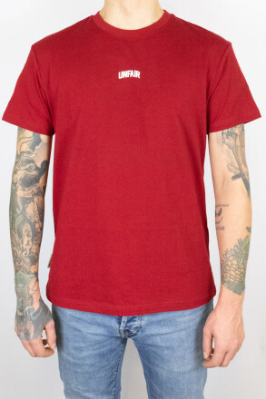 Unfair Athletics T-Shirt Sportabteilung Burgundy