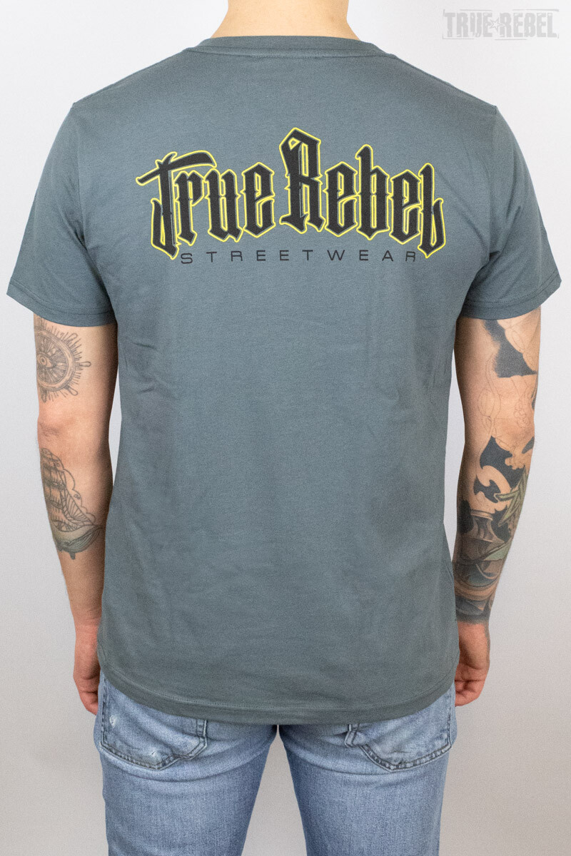 True Rebel T-Shirt Vatos Locos BP Charcoal