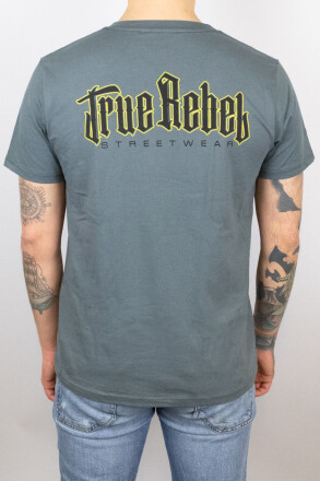 True Rebel T-Shirt Vatos Locos BP Charcoal