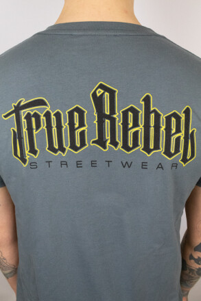 True Rebel T-Shirt Vatos Locos BP Charcoal