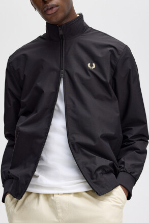 Fred Perry Brentham Jacket Black Champagne