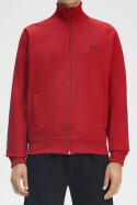 Fred Perry Taped Track Jacket Burnt Red