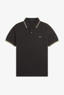 Fred Perry Twin Tipped Polo Shirt Anchor Grey Oarmeal