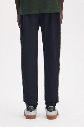 Fred Perry Contrast Tape Track Pants Navy Honeycomb