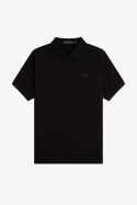 Fred Perry Ladies Polo Shirt Black Court Green