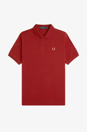 Fred Perry Ladies Polo Shirt Burton Red Pretty Pink