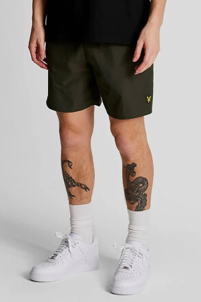 Lyle & Scott Plain Swim Shorts Olive