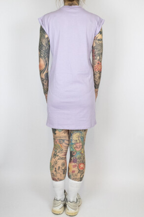 True Rebel Ladies Shirt Dress Lilac