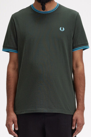 Fred Perry Twin Tipped T-Shirt Nightgreen Ocean