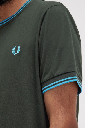 Fred Perry Twin Tipped T-Shirt Nightgreen Ocean