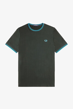 Fred Perry Twin Tipped T-Shirt Nightgreen Ocean