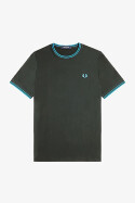 Fred Perry Twin Tipped T-Shirt Nightgreen Ocean