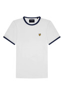 Lyle & Scott Ringer T-Shirt White Dark Navy