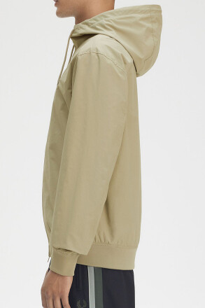 Fred Perry Hooded Brentham Jacket Warm Grey M