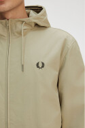 Fred Perry Hooded Brentham Jacket Warm Grey M