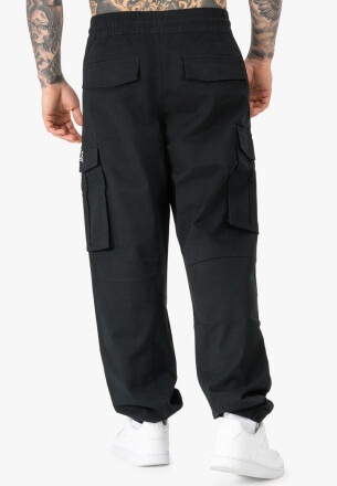 Lonsdale Mickley Cargo Pants Black Grey