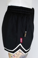 True Rebel Ladies Mesh Shorts Black