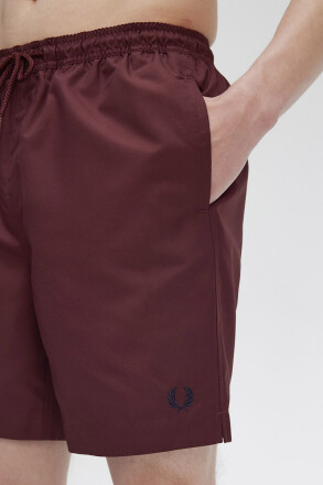 Fred Perry Classic Swimshorts Oxblood Navy