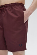 Fred Perry Classic Swimshorts Oxblood Navy