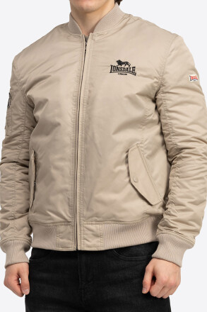 Lonsdale Tern Hill Bomber Jacket Sand