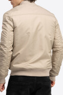 Lonsdale Tern Hill Bomber Jacket Sand XL