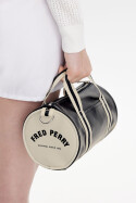 Fred Perry Classic Mini Barrel Bag Black Ecru