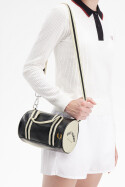 Fred Perry Classic Mini Barrel Bag Black Ecru