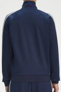 Fred Perry Two Colour Tape Track Jacket Tennis Blue