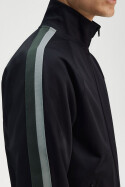 Fred Perry Two Colour Tape Track Jacket Black