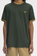 Fred Perry Twin Tipped T-Shirt Court Green Honeycomb