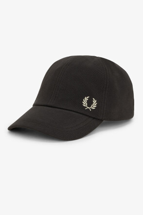 Fred Perry Classic Pique Cap Anchor Grey Oatmeal