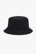 Fred Perry Graphic Twill Bucket Hat Black White