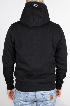 Less Talk College Hoodie Black