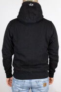 Less Talk College Hoodie Black