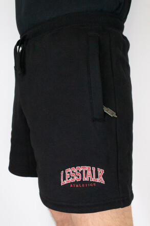 Less Talk College Shorts Black