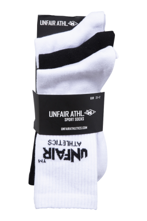 Unfair Athletics Socks Black White (3 Pack)