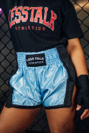 Less Talk Muay Thai Shorts All Baby Blue