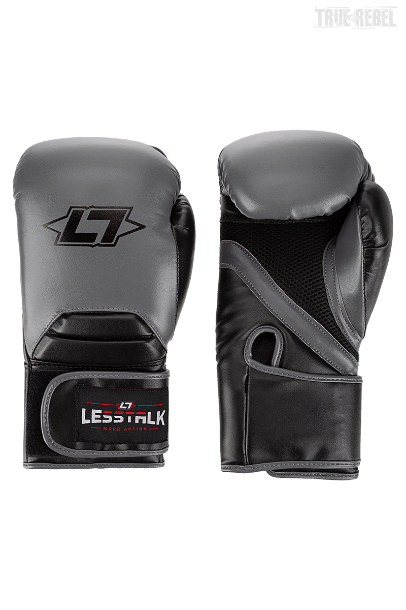 Less Talk Boxing Gloves T34 Black Asphal box
