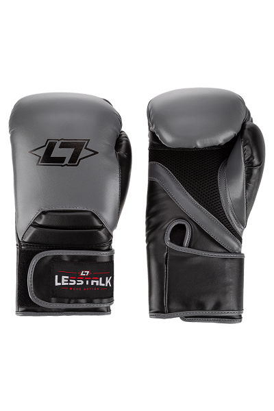 Less Talk Boxing Gloves T34 Black Asphalt