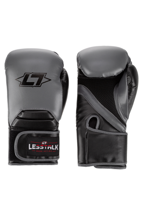 Less Talk Boxing Gloves T34 Black Asphalt