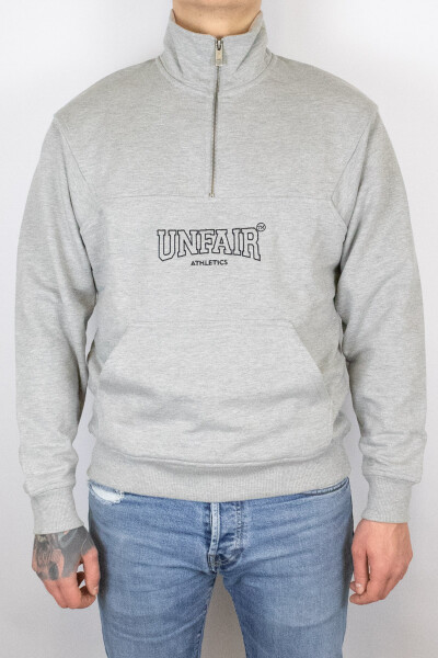 Unfair Athletics Stands Halfzip Light Grey