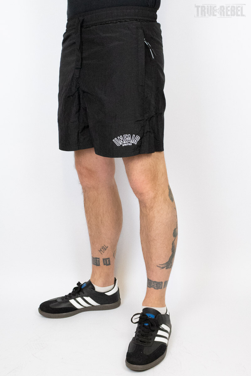 Unfair Athletics Elementary Crushed Shorts Black