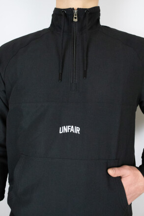 Unfair Athletics Curved Halfzip Black