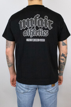 Unfair Athletics Inspired Easy Fit T-Shirt Black