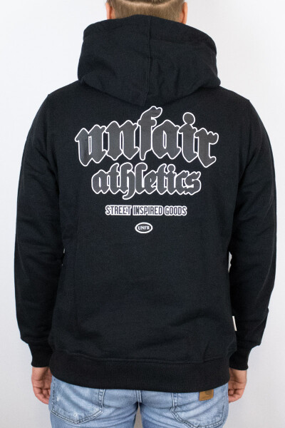 Unfair Athletics Inspired Easy Fit Hoodie Black XL