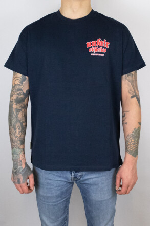 Unfair Athletics Inspired Easy Fit T-Shirt Navy