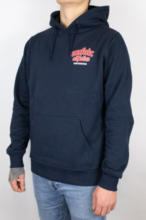 Unfair Athletics Inspired Easy Fit Hoodie Navy 2XL