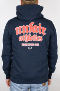 Unfair Athletics Inspired Easy Fit Hoodie Navy 2XL